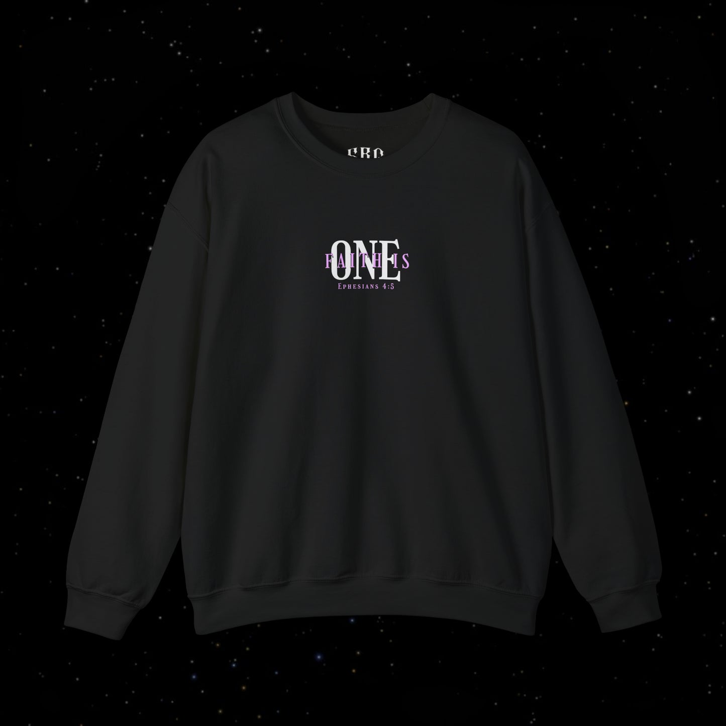 ONE FAITH™  Crewneck Sweatshirt (Black)